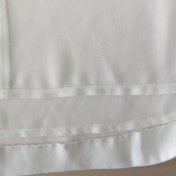 Club Monaco One-Shoulder White Ruffle Cropped Top 00 - Picture 6 of 7